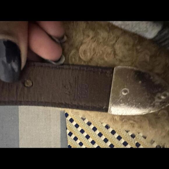 Cole Haan braided leather belt Size 40 main image 7